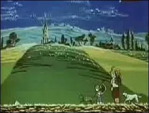 Compltez les paroles du gnrique :  Dans les grandes villes ou les petits villages, devant nous dfilent de jolis paysages. Ma famille  moi c'est celle que j'ai choisie...  .