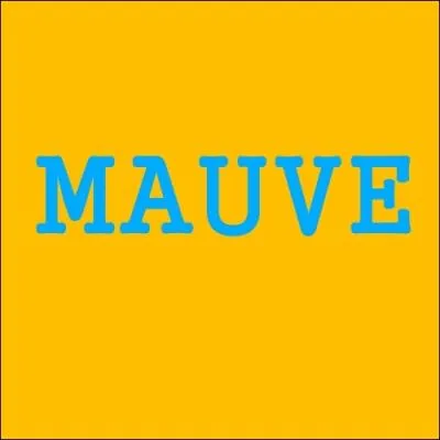 De quelle couleur est le mot crit ci-contre ?