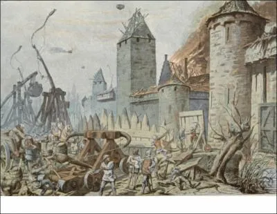 Pour assiger les forteresses, les croiss utilisent des chelles, des bliers et des trbuchets qui sont ... ? (plusieurs bonnes rponses)
