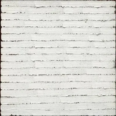 Quel peintre minimaliste est obsd par le monochrome blanc ?