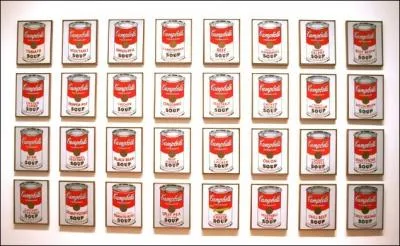 Quel reprsentant du pop art a ralis des srigraphies de botes de conserve ?