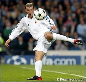 Quel tait le numro du maillot de Zinedine Zidane lorsqu'il voluait au Real de Madrid ?