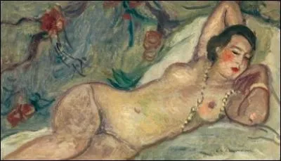 Qui a peint Nu au collier vers 1924 ?