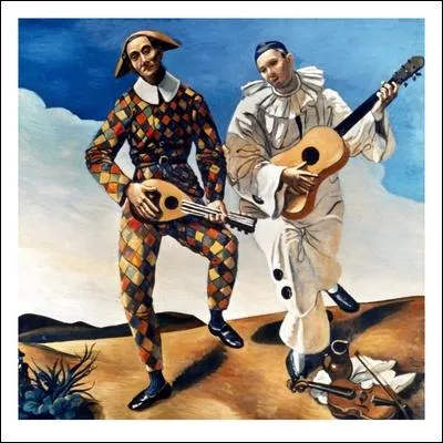 Qui a peint Arlequin et Pierrot ?
