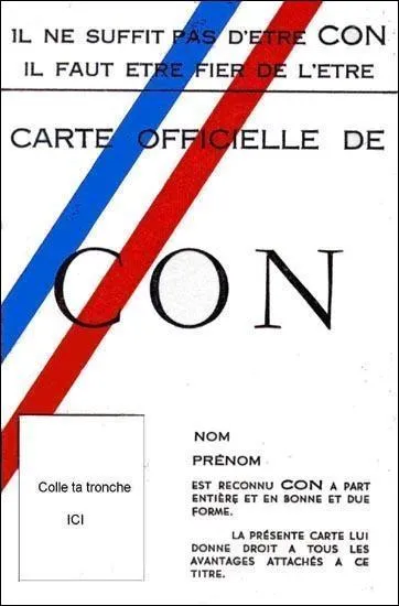 Tellement con qu'il n'en revient pas lui mme :