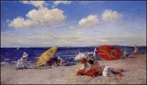 Quel peintre impressionniste a peint  At the seaside , vers 1892 ?
