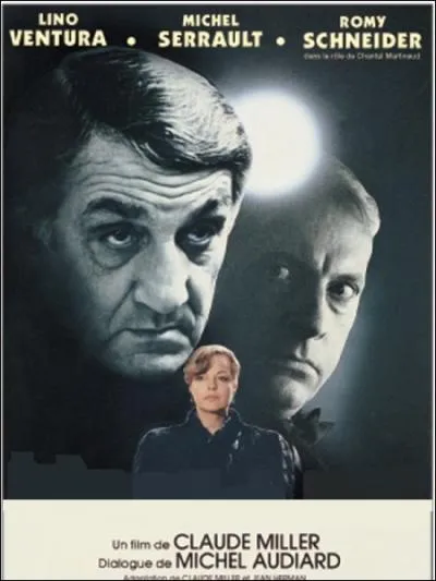 Film policier ralis par Claude Miller en 1981 aux cadrages prcis et dialogues perls, avec Lino Ventura, Michel Serrault, Romy Schneider, Guy Marchand ... .