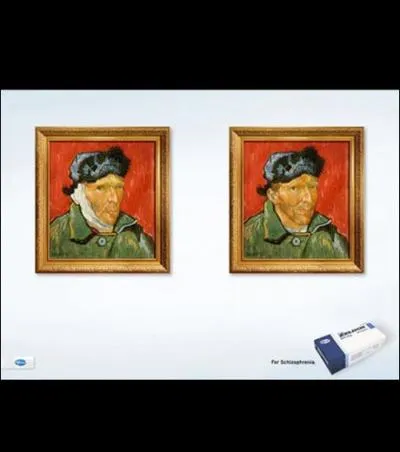 De quel artiste est inspire cette publicit ?