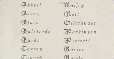 Combien le  registre des sangs purs  contient-il de familles ?