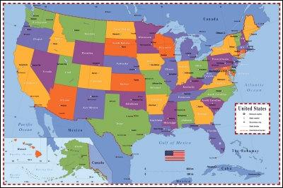Combien y a-t-il d'Etats aux Etats-Unis ?