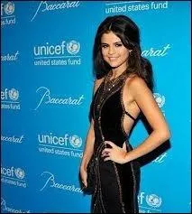 Depuis quand Selena est-elle ambassadrice de l'Unicef ?