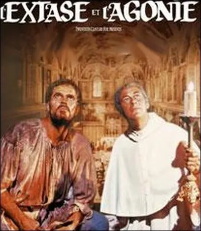 Quel grand acteur amricain incarnait Michel-Ange, peintre de la Renaissance en 1965 dans le film ralis par Carol Reed  L'Extase et l'Agonie ?