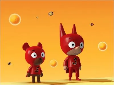 Dans quel dessin anim pouvez-vous suivre les aventures de ce hros cosmique et de son nounours ?