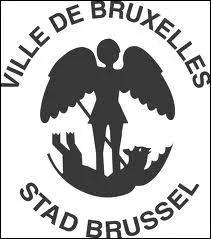 Quel saint est reprsent dans cette image, le protecteur de la ville de Bruxelles ?