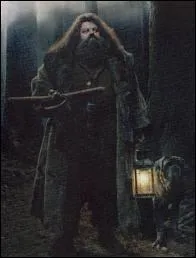 Que dit Hagrid quand il a cass la porte ?