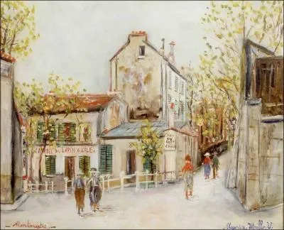 Le  Lapin Agile  est un tableau de...