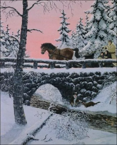 Quant aux gnomes, ils sont factieux. O s'est cach le gnome dans cette oeuvre de F. Hasse Bredenberg ? (CLIQUER sur l'image pour l'agrandir. )