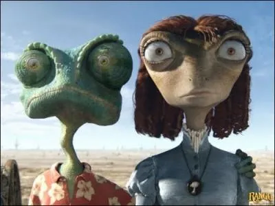 De qui fait-elle la voix dans  Rango  ?