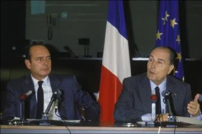 Sous quel prsident franais a eu lieu la premire cohabitation politique ?