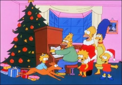 Dans quelle pice se situe le piano des Simpson ?