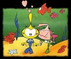 Les Snorky existaient en bandes dessines avant d'apparatre en dessins anims.