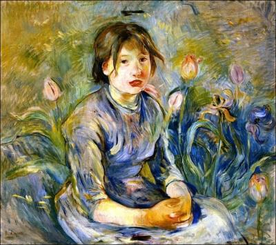 Qui a peint Paysanne aux tulipes en 1890 ?