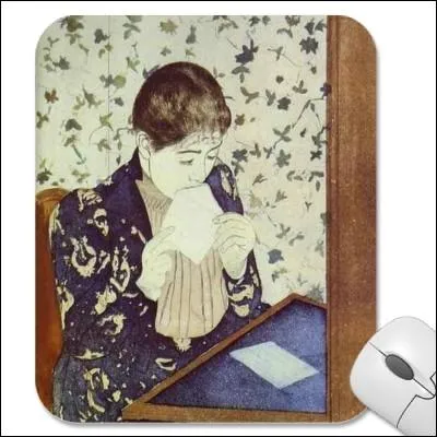 Qui a peint La lettre en 1890 ?