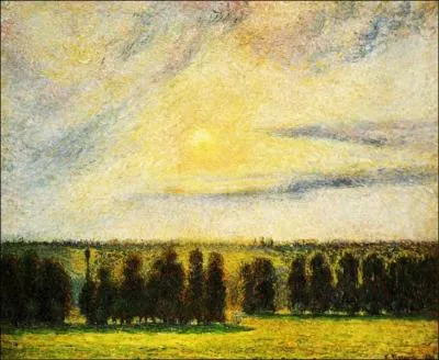 Qui a peint Coucher de soleil  Eragny en 1890 ?