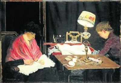 Femmes  la lampe, 1901
