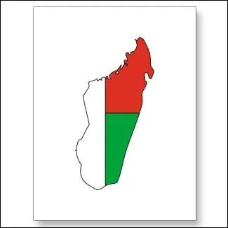 Que signifie la partie blanche du drapeau de Madagascar ?