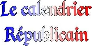 Quelle est la terminaison du nom des 3 mois d'automne du calendrier rvolutionnaire franais ?