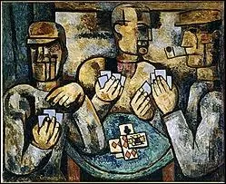 La partie de cartes.