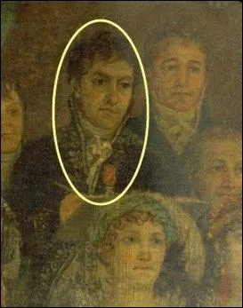 Un petit dernier pour la route, dans la loge au-dessus de celle de Madame-Mre, un homme est peint. Il s'agit :