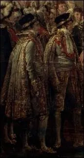 Tout  gauche du tableau, sont reprsents deux des frres de Napolon :