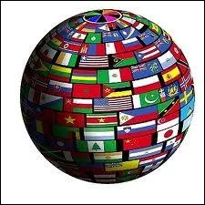 Quel pays ne se trouve pas dans la partie claire du globe ?