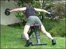 Cet homme fait travailler ses paules ! Quel est le nom particulier de cet exercice ? (Plus les poids utiliss seront lourds, plus il sera difficile de s'envoler)