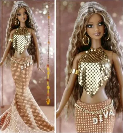 Cette Barbie spectaculaire l'est autant que celle qu'elle reprsente, laquelle est ?