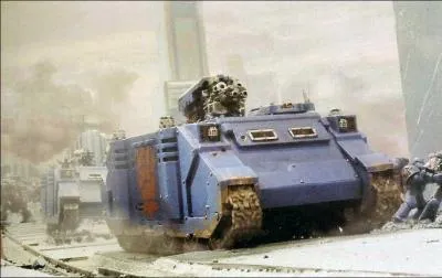 Quel est le nom du plus jeune char employ par les Spaces Marines ?