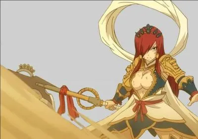 Et le meilleur pour la fin, quelle est cette armure qui sert  battre Minerva lors des grands jeux magiques ?