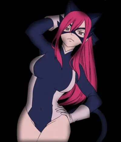 Dans quel scan Erza porte-t-elle cette tenue ?