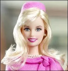 Toute de rose vtue, quel peut bien tre le personnage de cinma reprsent par cette Barbie ?