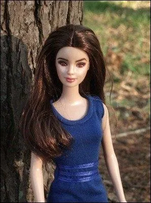 Qui est cette brunette, l'indice tant la robe bleue ?