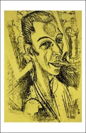 Quel est cet autoportrait avec une cigarette ?