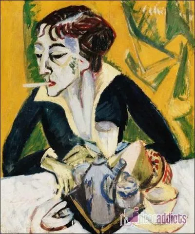 Qui a peint Erna avec une cigarette ?