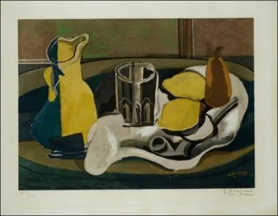 Qui a peint Nature morte  la pipe ?