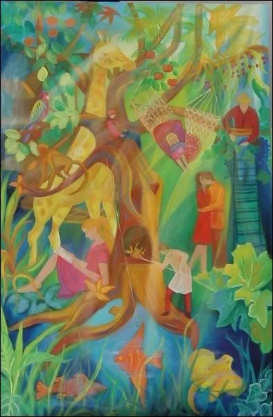 Orthographe : Nous (. . ) par manque d'amour, par une absence, par le (. . ). Ce qui nous retient &agrave; la terre, c'est l'amour, c'est la vie.