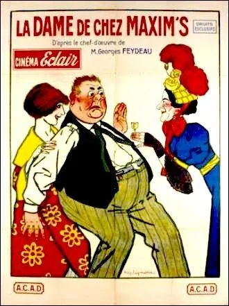 Dans ce sketch, il nous parle de son  Dner chez Maxim's  !