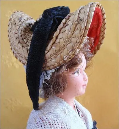 Le costume bourbonnais se compose d'une jupe fronce  la taille, recouverte d'un tablier enveloppant, d'un corsage  longues manches et d'un fichu drap sur les paules. Comment appelle-t-on le chapeau qui en complte l'ensemble ?