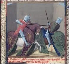 Ce valeureux chevalier du roi Arthur releva le dfi consistant  trancher la tte du chevalier vert, s'exposant ensuite  subir le mme sort :