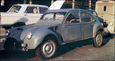 Carrosserie et moteur retravaills, en rallye, la 2CV a fait rager bien des pilotes de vhicules plus slect. Le gnie de la mcanique qui a commercialis dans la Marne le vhicule ci-contre se nomme :